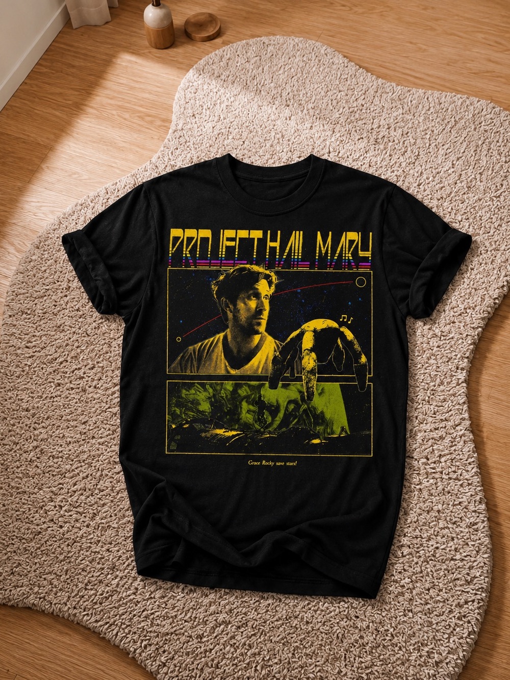 Project Hail Mary Sci-Fi Shirt, andy weir novel Graphic Men’s Band T‑Shirt